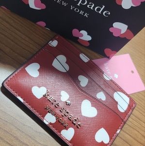 Kate Spade heart cardholder